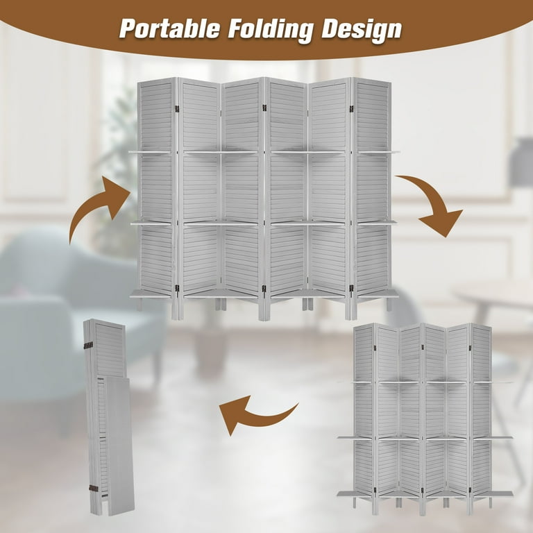 Separadores De Cuartos LDAILY Panel Room Divider, Tall