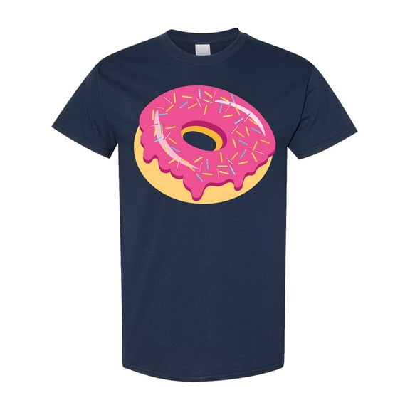 Inktastic Pink Donut with Sprinkles T-Shirt