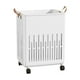 thumbnail image 2 of Cesta de ropa sucia plegable para el hogar, cesta de almacenamiento de ropa sucia para el baño con ruedas, cesta de almacenamiento de ropa sucia para el baño, cesta grande para ropa sucia, cesta de ro, 2 of 6