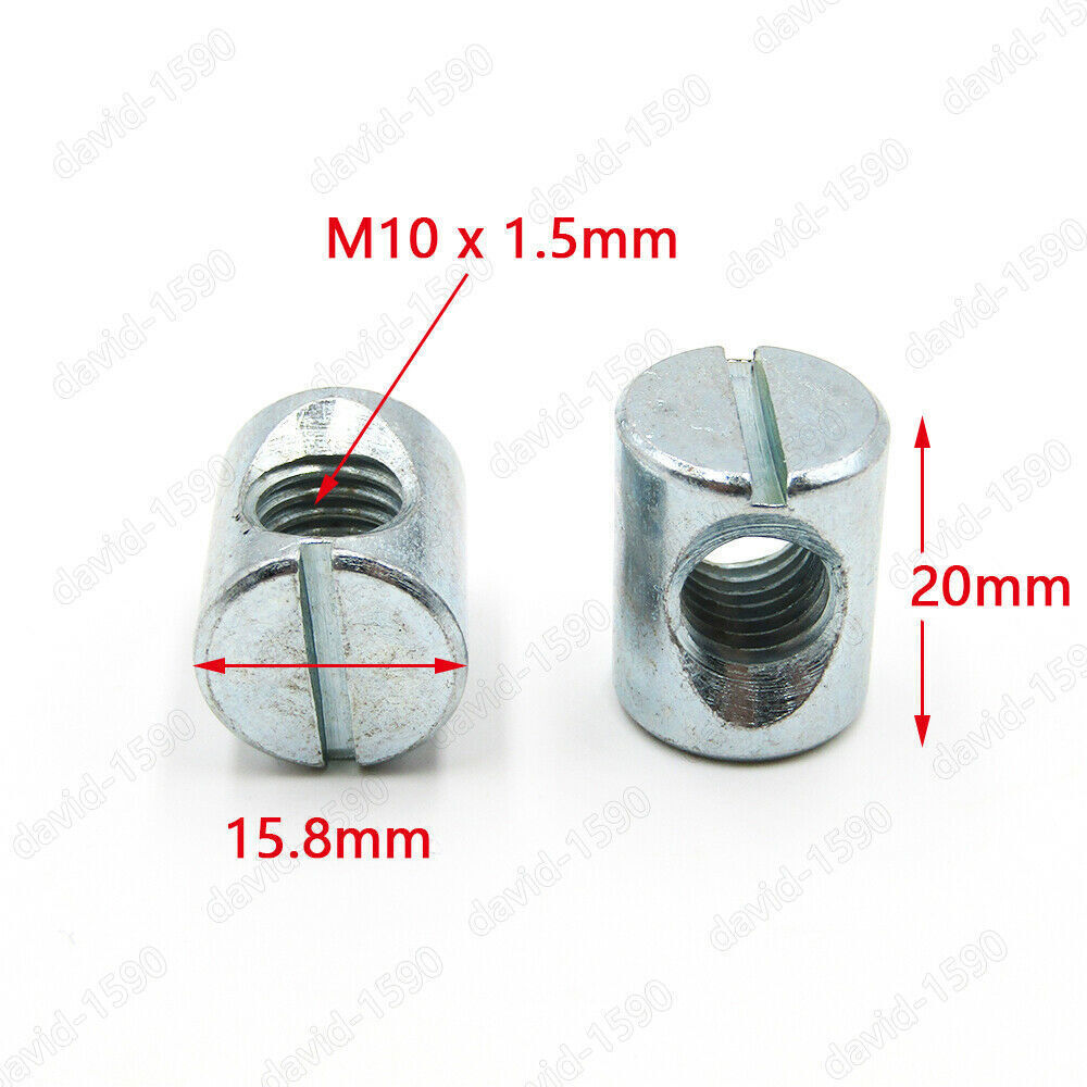 1/4 M4 M5 M6 M8 M10 Furniture Barrel Nuts Dowel Furniture Cot Embedded