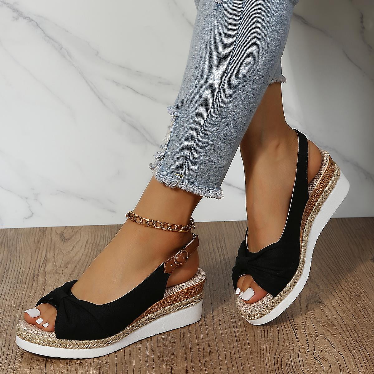 Sandales compensées confort femme on sale