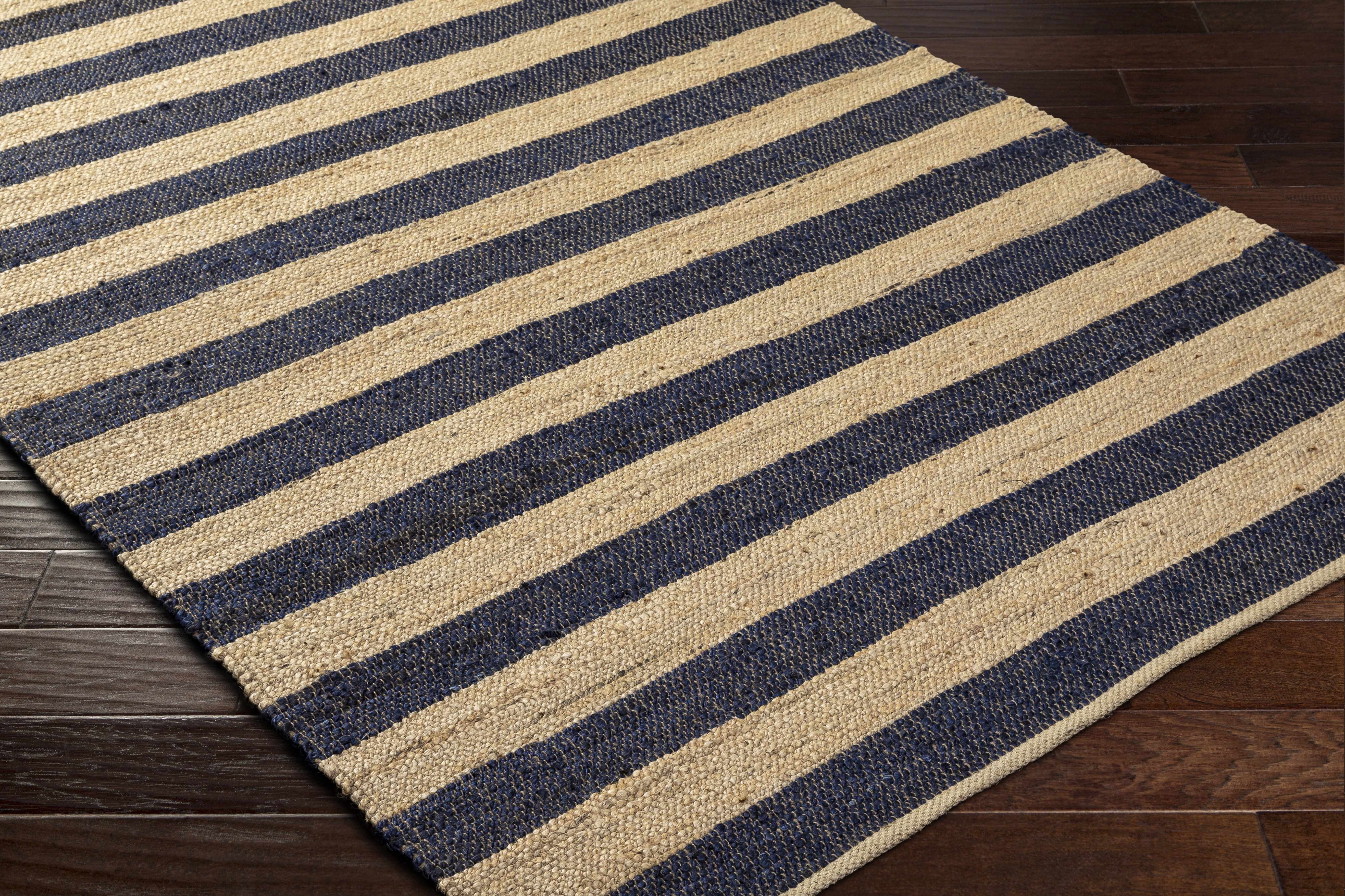 Hauteloom Ilkay Jute Living Room, Bedroom Area Rug - 6' x 9'