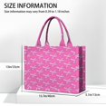 thumbnail image 3 of Large Capacity Tote Bag,Pink Breast Cancer Handbag Fashion Luxury Tote Bag,15.7"x13"x 5.1" Inches,Laptop Compatible, 3 of 6