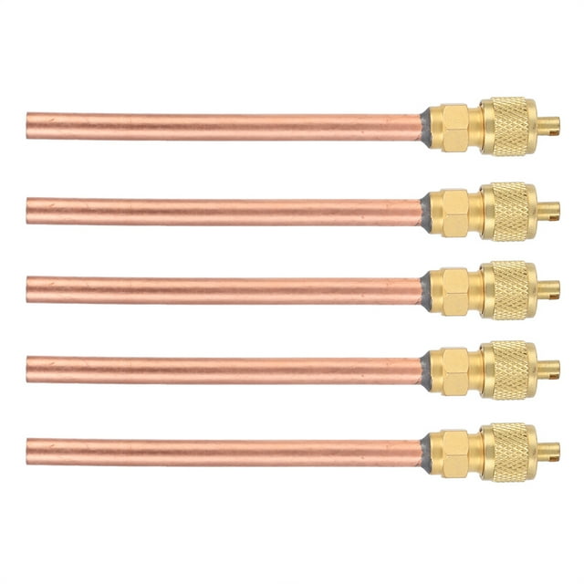 Fyydes Refrigerator Check Valve,5Pcs Refrigerator Check Valve Air Conditioner Conditioning Filling Valves One Way HS‑110,Filling Valve