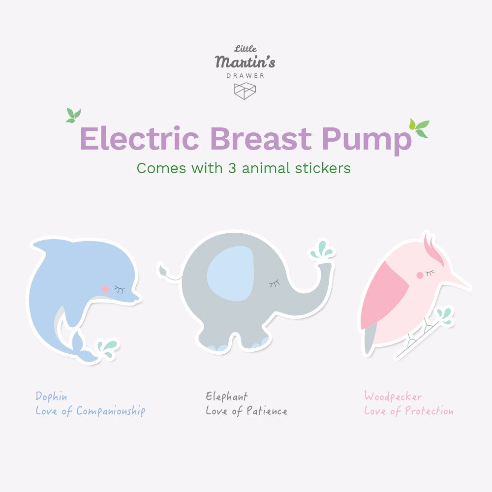 Little Martin's Drawer Rechargeable Single Electric Breast Pump, Gentle & Comfort Breastfeeding Pump, Wireless, Whisper Quiet Motor, Perfect for Travel - Blue