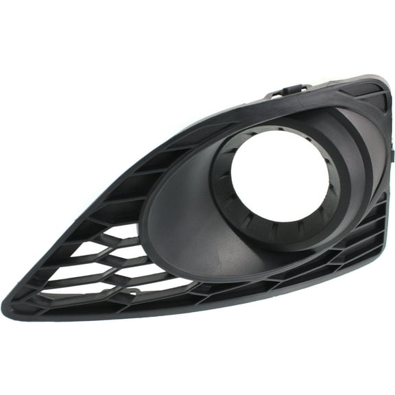 Fog Light Trim Compatible with 2010-2012 Ford Fusion Front, Right Passenger Textured Black