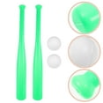 thumbnail image 2 of QUTETN 2 Sets of Plastic Baseball Bat Ball Set Interactive Baseball Set for Toddlers Kids Outdoor Toy, 2 of 12