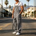 thumbnail image 5 of QQZ Wide Leg Cargo Denim Overalls Men, Adjustable Suspender Baggy Jumpsuit Pants for Street Wear, Work Wear and Casual Daily Outings, 5 of 5