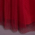 thumbnail image 5 of XXWXYD Toddler Girls Wedding Dress Short Sleeve Princess Polka Dots Mesh Flower Girl Bridesmaid Party Dress for Children, 5 of 7