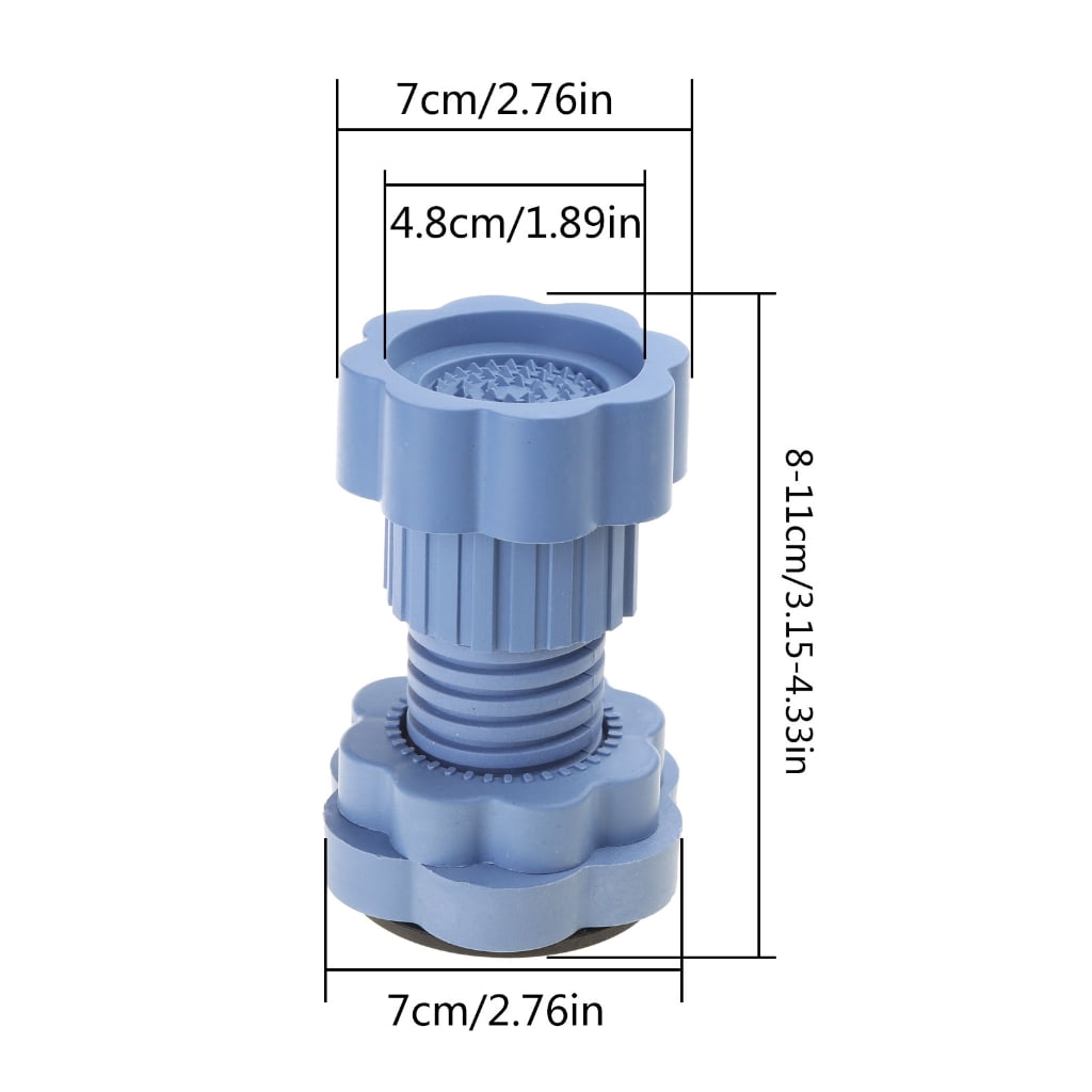 Antivibration Pads For Washing Machine Adjustable Dryer Shock Noise Cancelling Pads Washer Foot Pad Pedestals