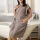 thumbnail image 5 of HongQid Women'S Soft Robes Bath Robe After Shower Female Plush Spa Bathrobes Sleeveless Lightweight With Pockets, 5 of 6