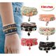 thumbnail image 3 of Xiao Hua Pulsera de cuentas apilables de estilo bohemio de 6 piezas, conjunto de pulsera elástica multicapa para mujer, joyería multicolor, 3 of 4