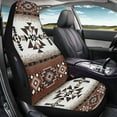 thumbnail image 3 of Navajo Aztec Car Seat Covers for Front Seats Red Driver Seat Cover Pack of 2 Soft Waterproof Premium Polyester Seat Covers for Cars Sedans Truck SUV Vans, 3 of 10