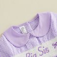 thumbnail image 5 of Cjfdfy Kids Girls Casual Dress, Long Sleeve Dress Plaid Big Sister Embroidery Fall A-line Dress For Casual Daily,Newborn Bodysuit Pink Dress, Fall Winter Baby Girl Clothes, 5 of 8