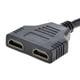 thumbnail image 4 of Cable adaptador y convertidor divisor de 1 entrada y 2 salidas con puerto HDMI macho a 2 hembra Chunleiiii (1080P), 4 of 4