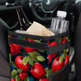 thumbnail image 6 of Fruit Foldable Car Trash Can with Lid, Leak-proof and Hanging Storage Bag - Car Garbage Can for Organization on-the-Go, 6 of 6