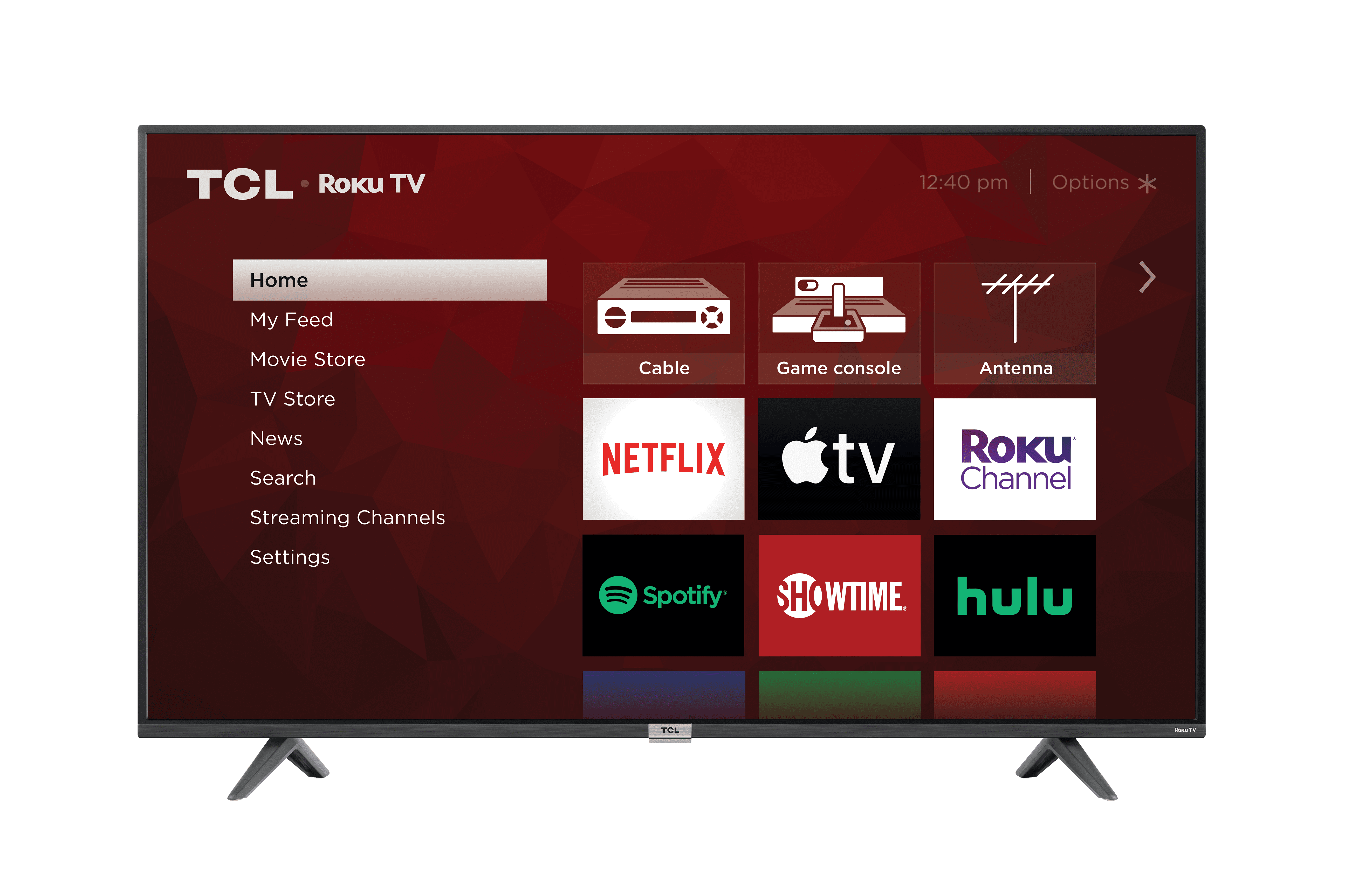 Tcl 55 Class 4 Series 4k Uhd Hdr Roku Smart Tv 55s435