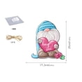 thumbnail image 2 of Valentine Day Cartoon Wooden Display Window Door Festive Home Decoration Wooden Sign, 2 of 3