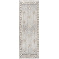 thumbnail image 5 of Hauteloom Agoo Living Room, Bedroom Area Rug - Farmhouse - Charcoal, Cream, Peach - 18" Sample, 5 of 19