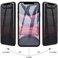 thumbnail image 4 of Zeus HD Tempered Glass Privacy Film Screen Protector for iPhone X XS Max 11 Pro Max, 4 of 7