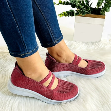 

Women Shallow Mouth Shoes Shoes Leisure Breathable Mesh Outdoor Fitness Running Sport Sneakers One Foot On Casual Shoes Women s Sneakers Size 8.5 Sneaker for Women Size 9 Court Vision Low Sneaker -