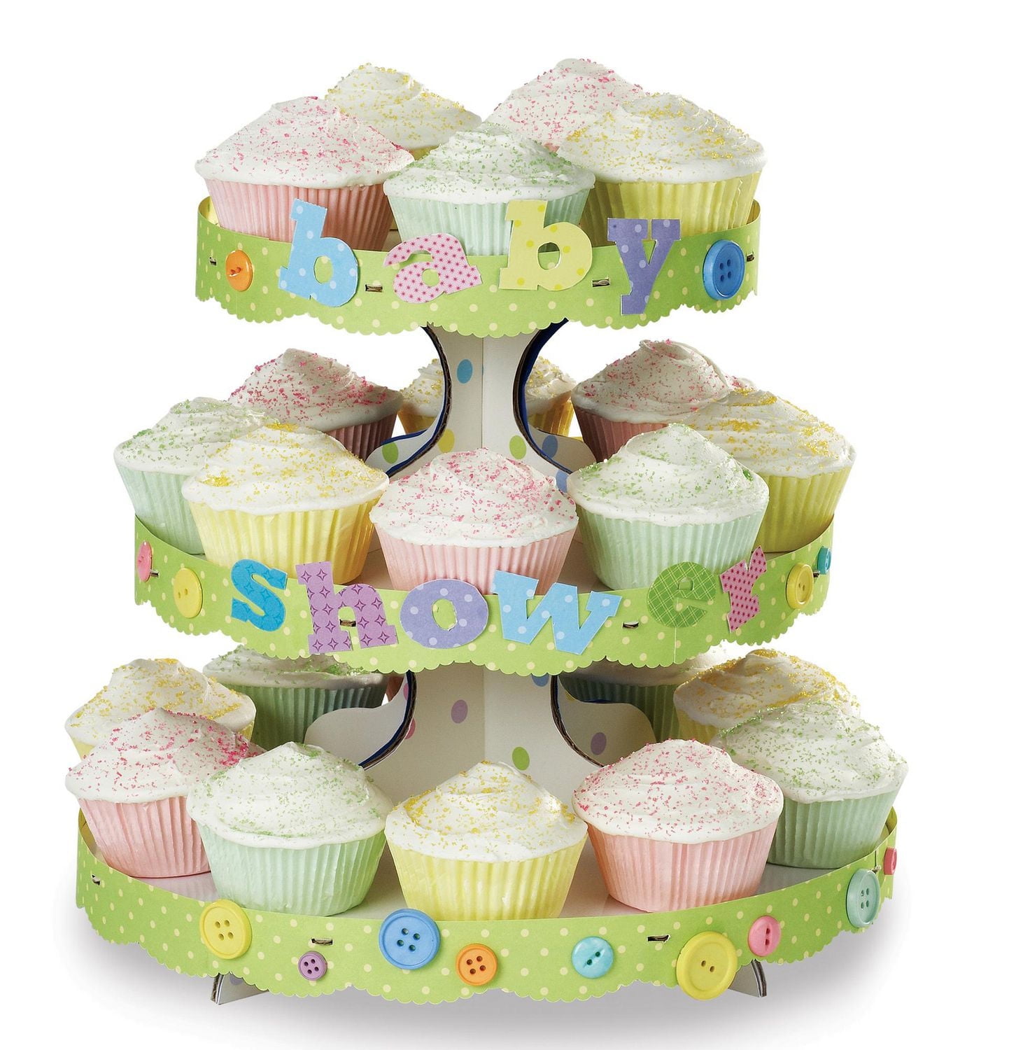 Wilton White Cupcake & Treat Stand, Holds up to 24 cupcakes