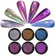 thumbnail image 1 of Polvo de uñas cromado - Polvo de uñas dorado holográfico 6 colores Efecto espejo y burbuja Decoración de uñas Juego de pigmentos de manicura, 1 of 7