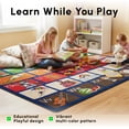 thumbnail image 6 of SAFECASTLE ABC Picture Phonics Alphabet Educational Area Rug for Kids 7'8" x 10'4" Preschool & Classroom Learning Carpet with Upper and Lowercase Letters, Rug for Early Learning, Daycare & Playrooms, 6 of 7