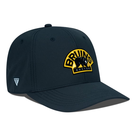 Men's Levelwear Black Boston Bruins Rise Skylight Flex Hat