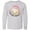 AC-Heather Grey, variant on Inktastic Volleyball Princess Tiara Long Sleeve Youth T-Shirt