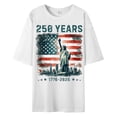 thumbnail image 5 of Usa 250Th Anniversary Shirt Commemorative T Shirt Anniversary Celebration Soft Casual Mens Tees White M, 5 of 5