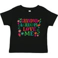thumbnail image 3 of Inktastic Grandma Grandpa Love Me Girls Girls Toddler T-Shirt, 3 of 5