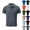 Dark Gray, variant on LTTVQM Breeze Capri Shirt for Men Breathable Beer Belly Short Sleeve Polo Shirts Wear Collared Textured Shirts Quick Dry Golf Casual White L