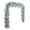 White, variant on Christmas Garland 106inch Artificial Snow Flocked Christmas Decorations Christmas Decor Garland Realistic DIY-Friendly Flexible PVC Garland for Mantel, Front Door, Window