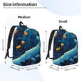 thumbnail image 3 of Naloa Whimsical Underwater Fantasy Canvas Backpack for Men Women Rucksack Casual Travel Daypack College Tote Satchel Bookbag for Teens-Medium, 3 of 7