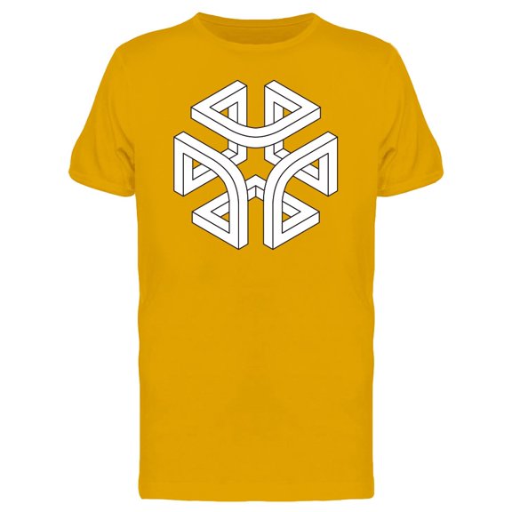 Impossible White Celtic Art Tee Men's -Image by Shutterstock