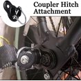 thumbnail image 2 of Queilt Bike Trailer, Bike Coupler Hitch 2 Pack, Compatible with Bike Trailers, Flat and Angled Coupler for Various Bicycle Sizes, Models and Styles, Bike Trailer Parts, 2 of 5