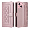 thumbnail image 2 of Compatible with iPhone 14 Case, Premium Leather iPhone 14 Wallet Book Case Magnetic Flip RFID Blocking Credit Card Holder Kickstand with Wrist Strap Shock Absorbing Case, Rosegold, 2 of 9