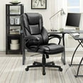 thumbnail image 2 of Furmax Office Exectuive Chair High Back Adjustable Managerial Home Desk Chair, Swivel Computer PU Leather Chair with Lumbar Support, 2 of 5