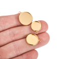 thumbnail image 4 of Bandejas colgantes de Jewelry Finding LANBEIDE, 10 mm, plateadas, 16 mm, doradas, 4 of 6
