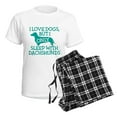 thumbnail image 4 of CafePress - Sleep With Dachshunds Women's Light Pajamas - Women's Short Sleeve Print T-Shirt and Pants Light Cotton Pajama Set, 4 of 7