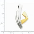 thumbnail image 2 of Beautiful 14k Two-Tone Fits up to 6mm Regular & 8mm Fancy/Reversible Omega Slide, 2 of 2