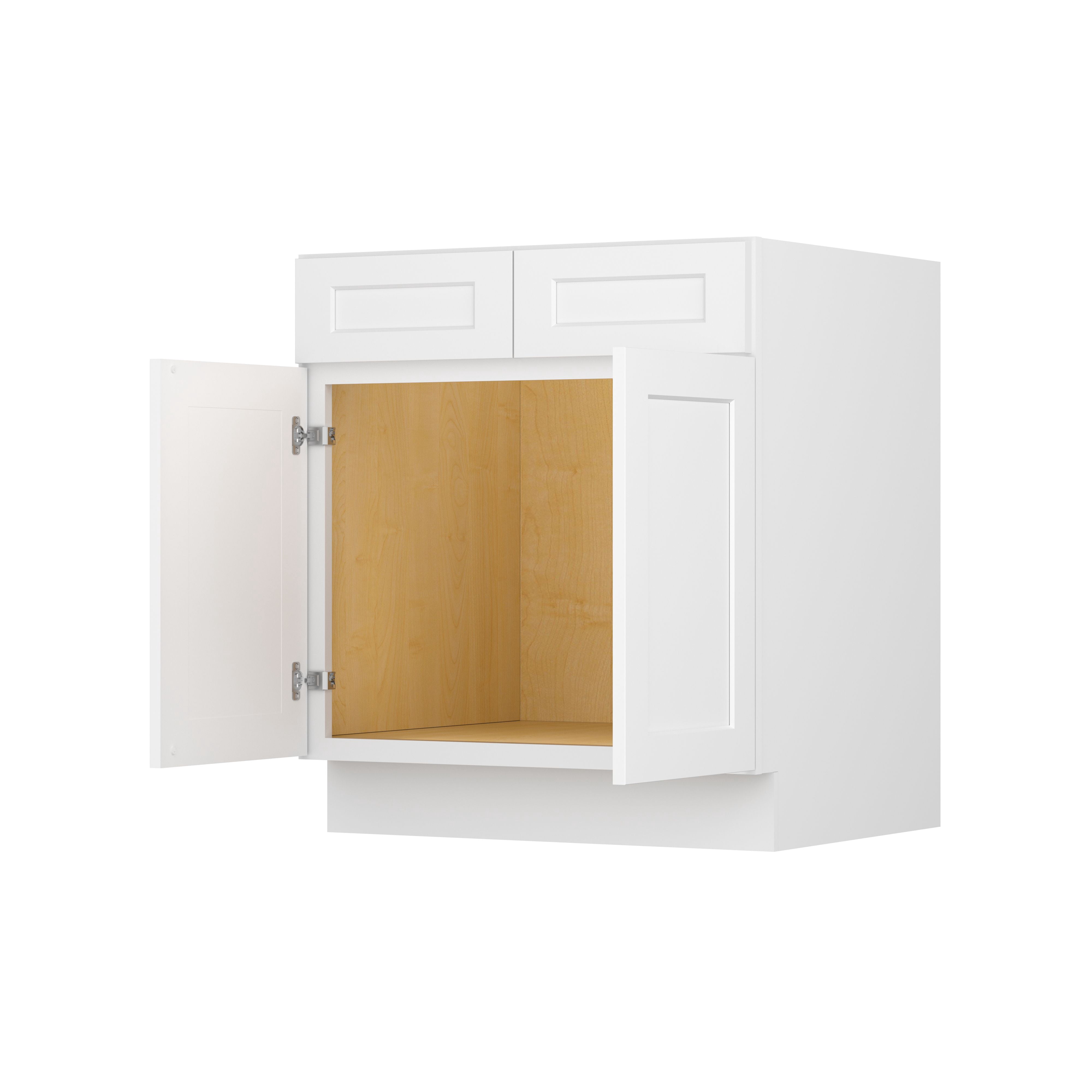 Furinno Shaker Sink Bases Kitchen Cabinet, Ready to Assemble, 24 D x 30 W x 34.5 H, White