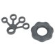 thumbnail image 3 of Kit de fortalecimiento de agarre de mano, entrenador de agarre de mano de silicona para aliviar el estrés, ejercitador de dedos para ejercicio diario, escalada en roca, gris, 3 of 14
