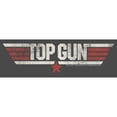 thumbnail image 2 of Women's Top Gun Logo Distressed  Scoop Neck, 2 of 4