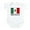 Cloud White, variant on CafePress - Mexican Flag Infant Bodysuit - Baby Light Bodysuit, Size Newborn - 24 Months