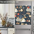 thumbnail image 5 of Hedgehogs Fruit Leaves Dishwasher Magnetic Covers Magnet Sticker Kitchen Decor Dishwasher Refrigerator Front Door Covers Decorative Magnetic 23" x 26", 5 of 5