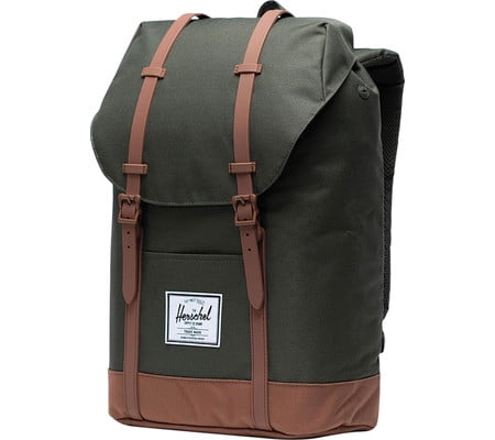 backpack with side pocket for laptop 19-inch Bulk Multi-Pocket Daisy Chain w Sleeve sturdy recycled canvas and Herschel Supply Miller Backpack Colour:Purple Petals serano