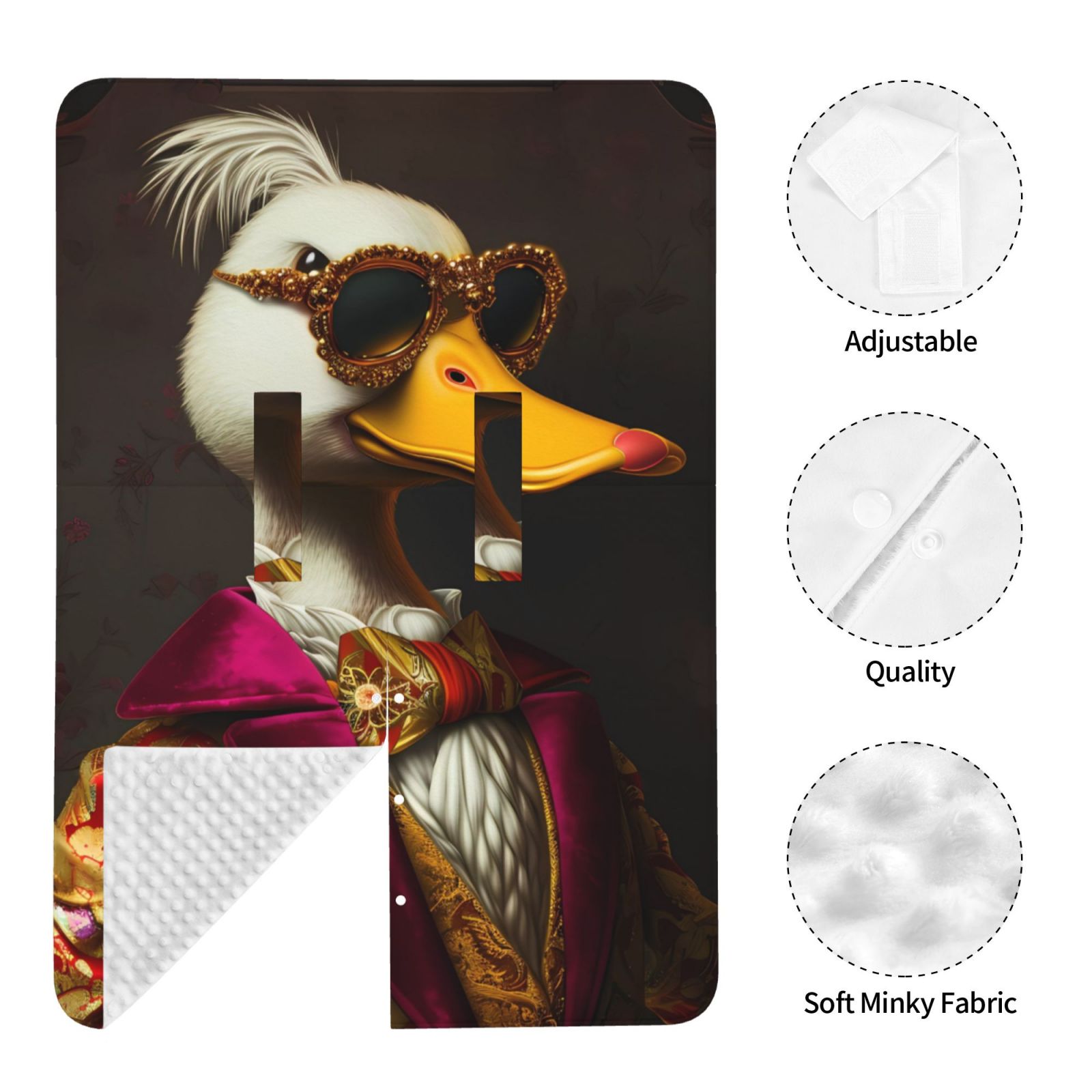 Naloa Noble Style Duck Baby Car Seat Cover, Breathable Baby Carrier Cover, Multiuse Baby Carrier Cover & Nursing Breastfeeding Cover