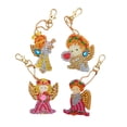 thumbnail image 1 of Bearachild 2022 4/5 Uds Diy Navidad diamante pintura llavero colgante taladro completo forma especial bordado de diamantes bolso de mujer regalo de Navidad Artesanía Tipo8 4 pezzi Bearachild HA008418-08B, 1 of 6